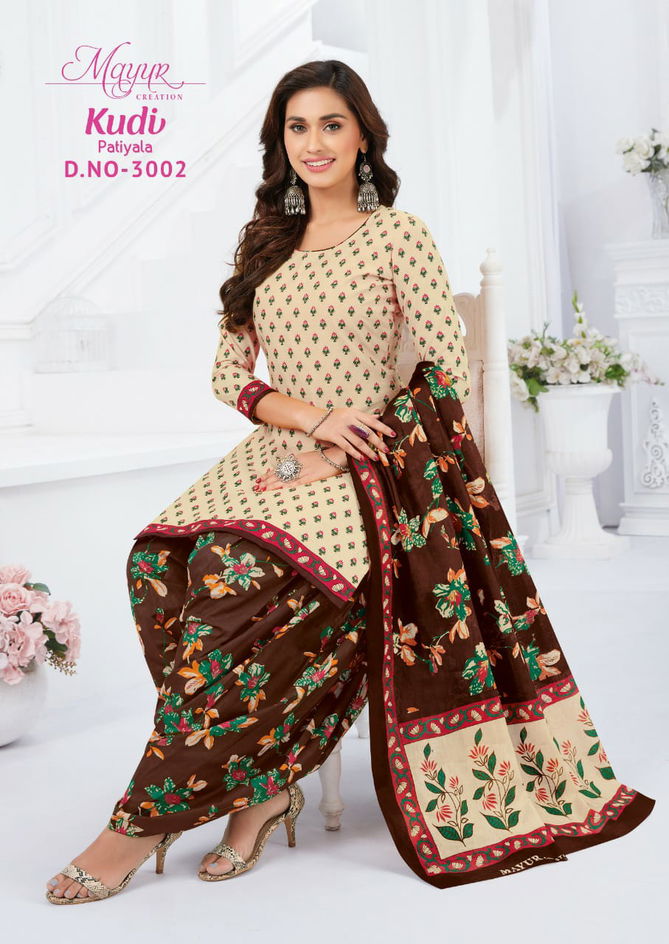 Mayur Kudi Patiyala 3 Cotton Printed Casual Daily Wear Dress Material Collection